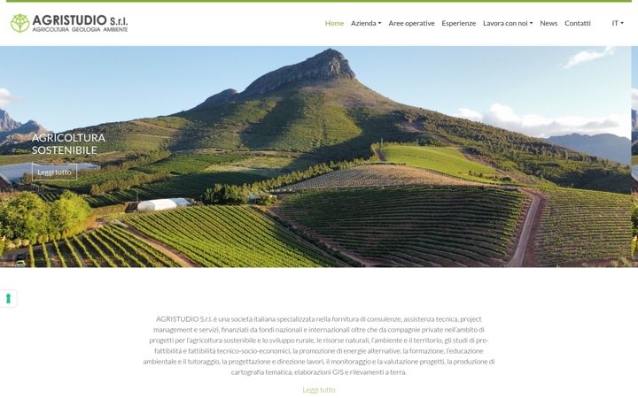 Captura de ecrã de agristudiosrl.it