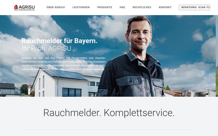 Screenshot of agrisu.de