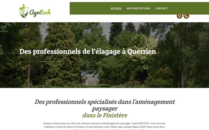 Screenshot of agritech29.fr