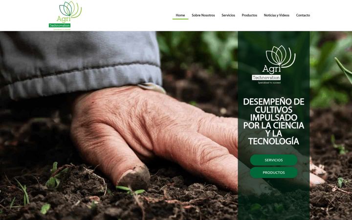 Screenshot of agritechnovation.lat