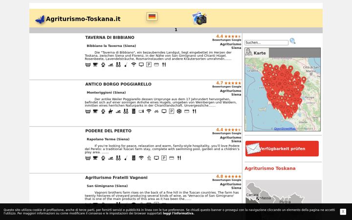 Screenshot του agriturismo-toskana.it