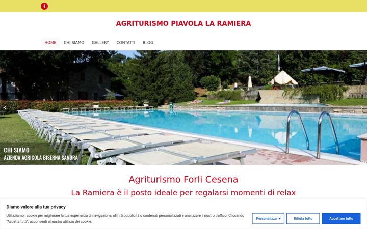 Screenshot of agriturismo.forli-cesena.it