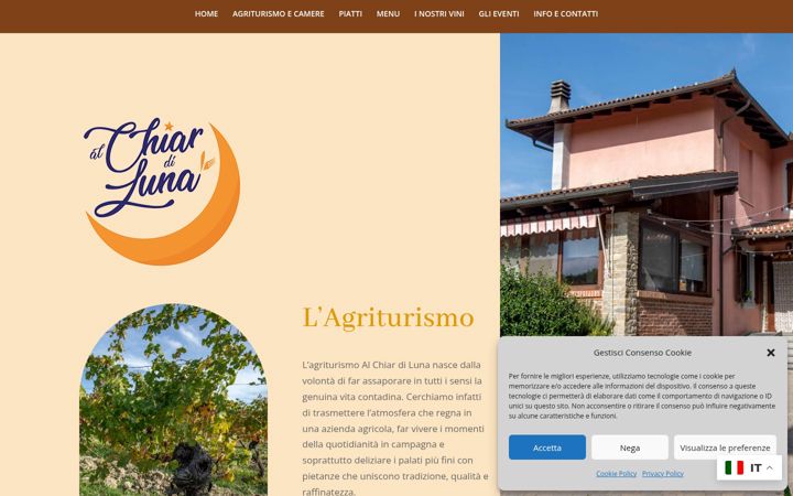 Screenshot of agriturismoalchiardiluna.it