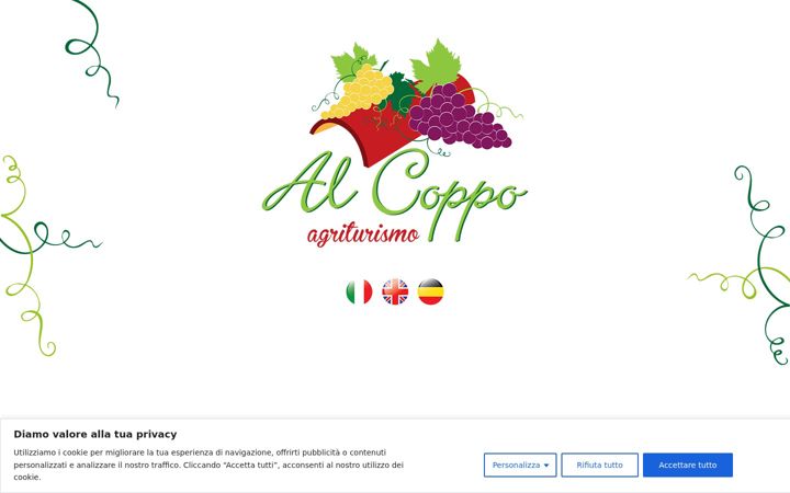 Screenshot of agriturismoalcoppo.com