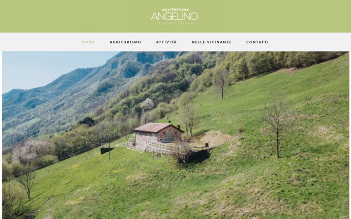 Ekrānuzņēmums no agriturismoangelino.it
