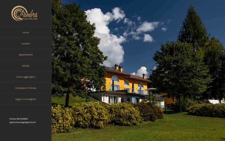 Screenshot of agriturismoasiago.it