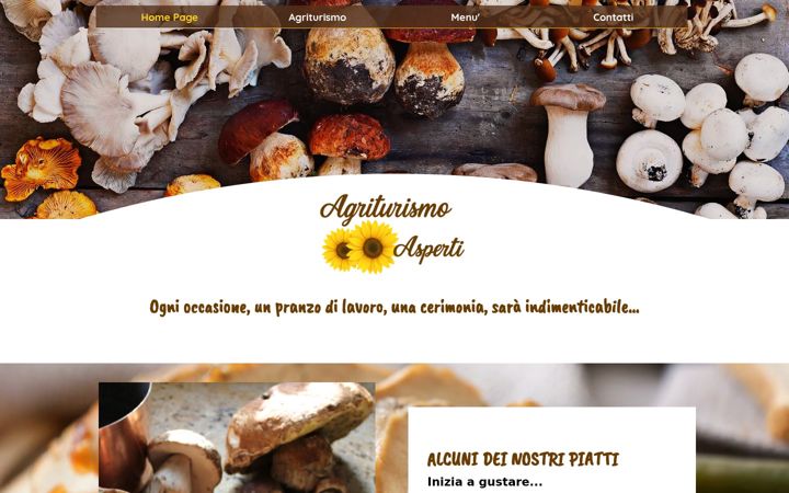 Screenshot ta' agriturismoasperti.com