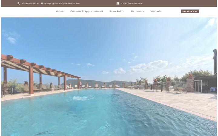Screenshot of agriturismobeatavanna.it