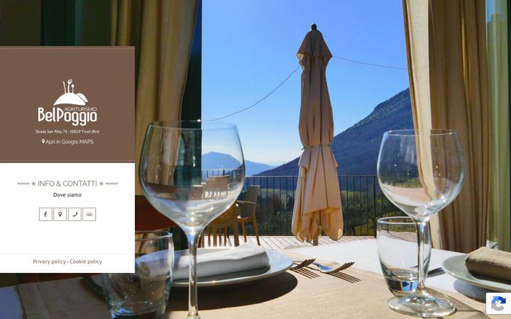Screenshot of agriturismobelpoggio.it