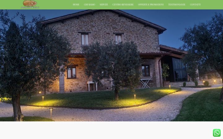 Screenshot of agriturismocaiferri.it