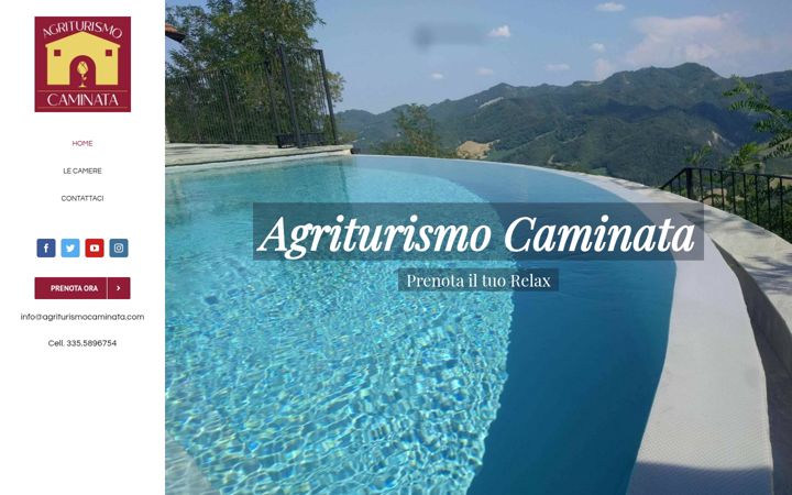 Screenshot of agriturismocaminata.com