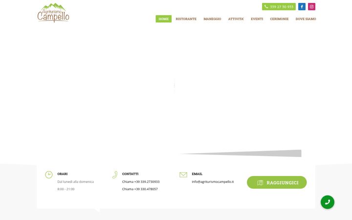Screenshot of agriturismocampello.it