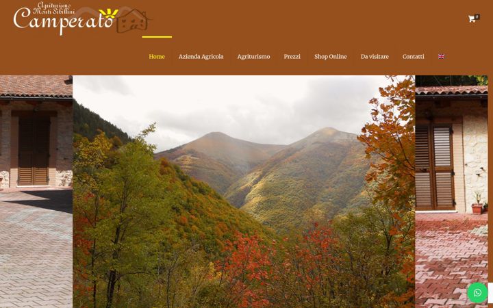 Screenshot of agriturismocamperato.it