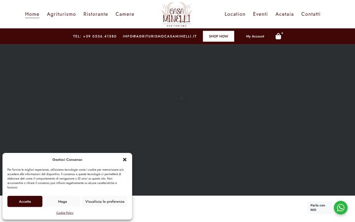 Screenshot of agriturismocasaminelli.it