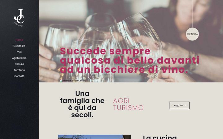Screenshot of agriturismocolja.it