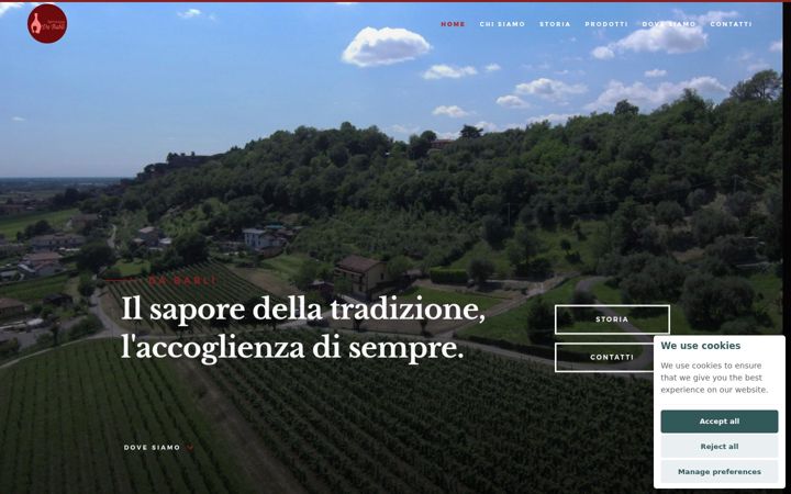 Screenshot of agriturismodababli.it