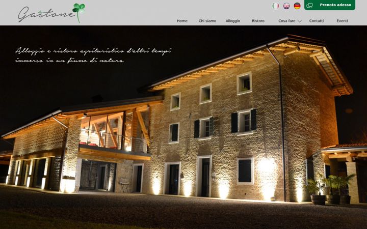 Screenshot of agriturismodagastone.it