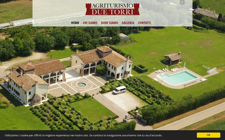 Screenshot of agriturismoduetorri.com