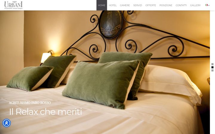 Screenshot of agriturismofarorosso.it