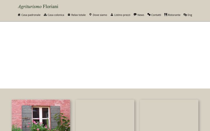 Screenshot von agriturismofloriani.com