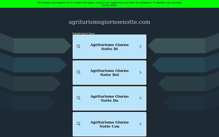Screenshot von agriturismogiornoenotte.com