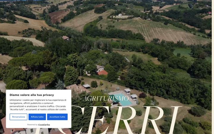Skärmbild av agriturismoicerri.it
