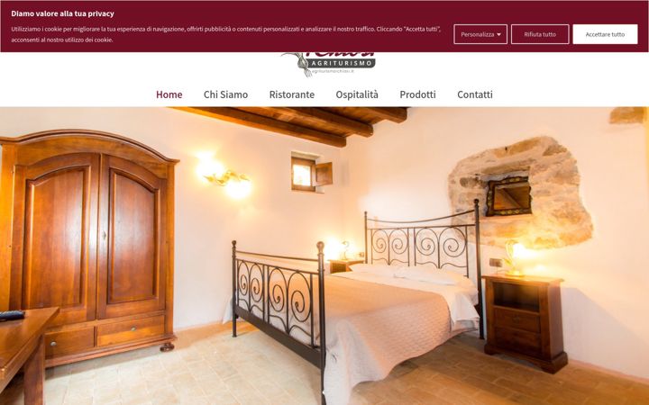 Screenshot von agriturismoichiosi.it