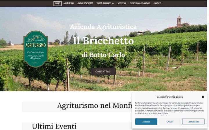 Screenshot von agriturismoilbricchetto.com