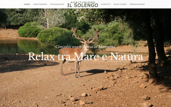 Screenshot of agriturismoilsolengo.it