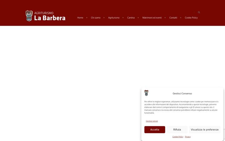 Screenshot of agriturismolabarbera.it