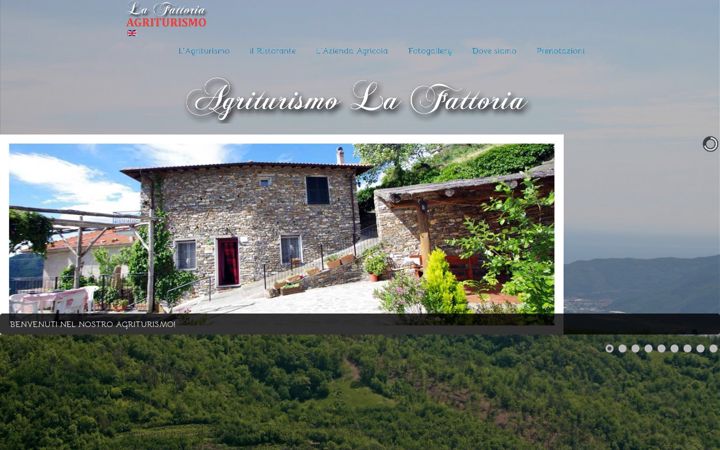 Screenshot of agriturismolafattoria.com