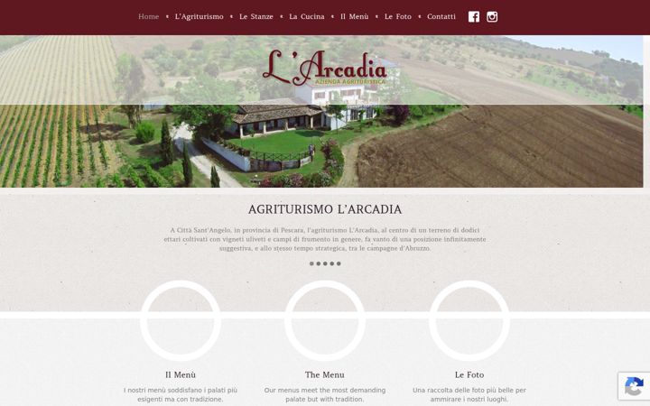 Képernyőkép: agriturismolarcadia.it