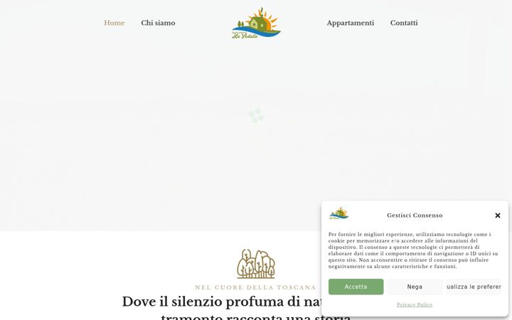 Screenshot of agriturismolaveduta.com