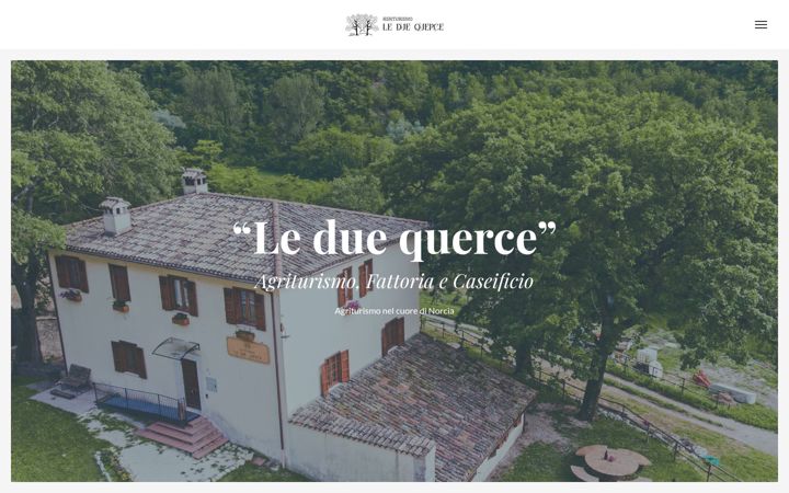 Screenshot of agriturismoleduequerce.com