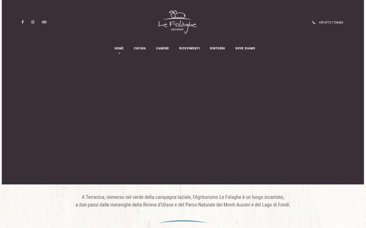 Screenshot of agriturismolefolaghe.it