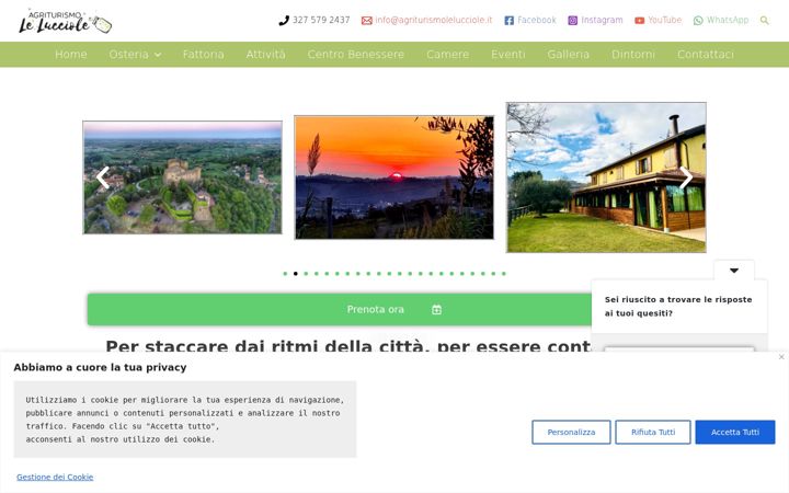 Screenshot von agriturismolelucciole.info
