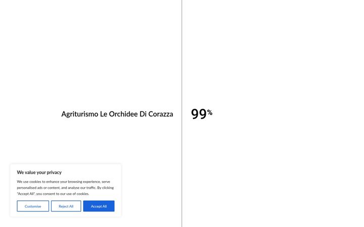 Screenshot of agriturismoleorchideedicorazza.it