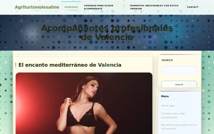 Screenshot of agriturismolesaline.it