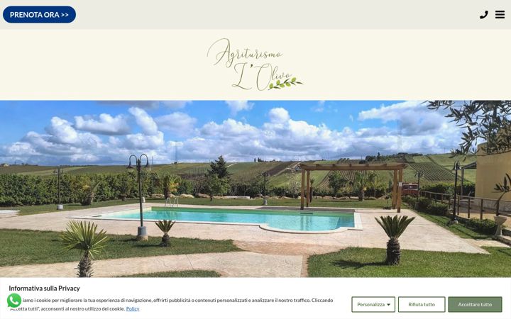 Screenshot of agriturismololivo.it