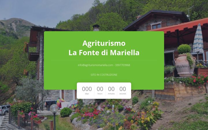 Screenshot of agriturismomariella.com