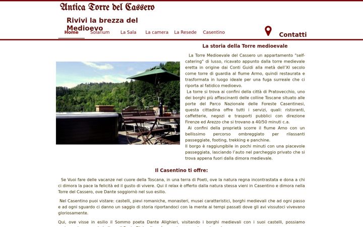 Screenshot of agriturismomattoni.it