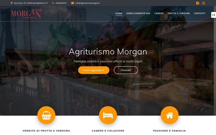 Screenshot of agriturismomorgan.it