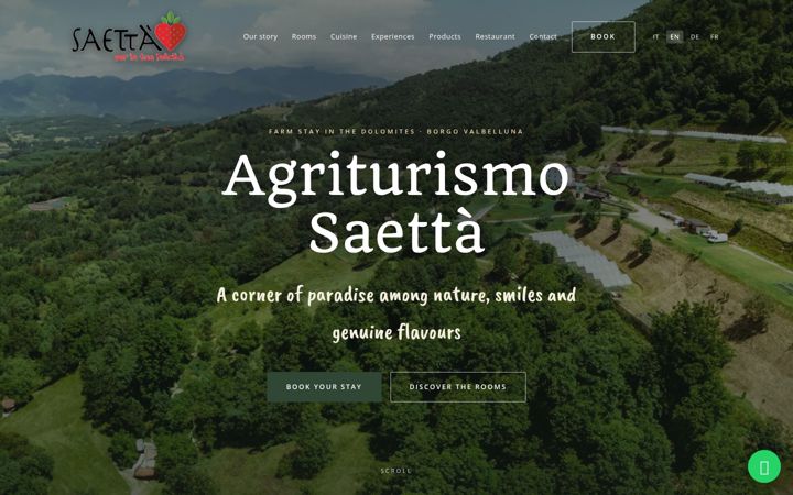 Képernyőkép: agriturismosaetta-dolomiti.it