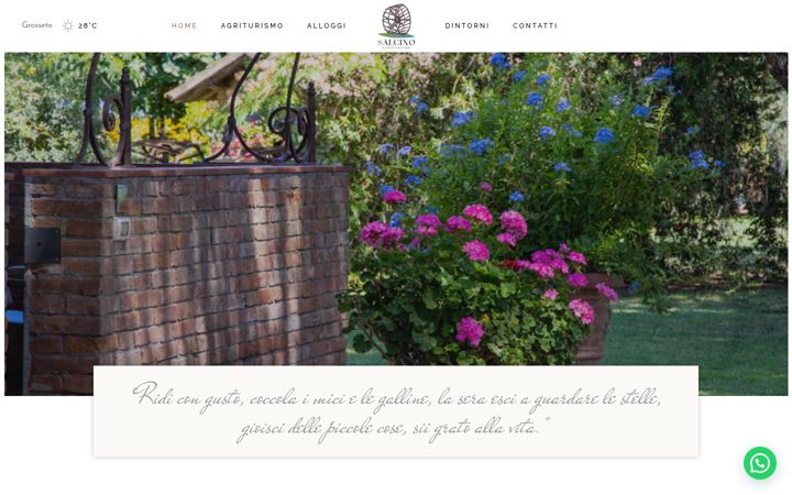 Screenshot of agriturismosalcino.it