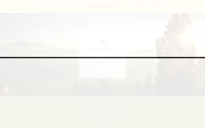 Screenshot of agriturismosanmauro.it