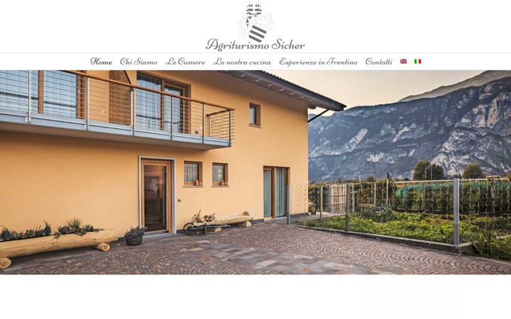 Screenshot of agriturismosicher.it