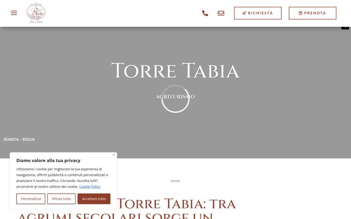 Screenshot του agriturismotorretabia.it