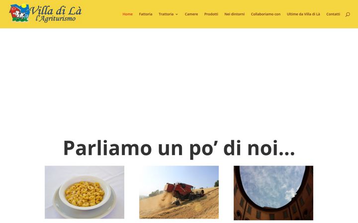 Screenshot of agriturismovilladila.it