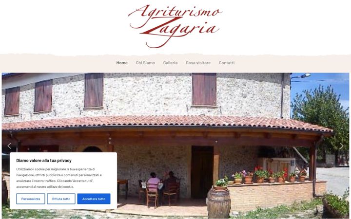 Screenshot di agriturismozagaria.com