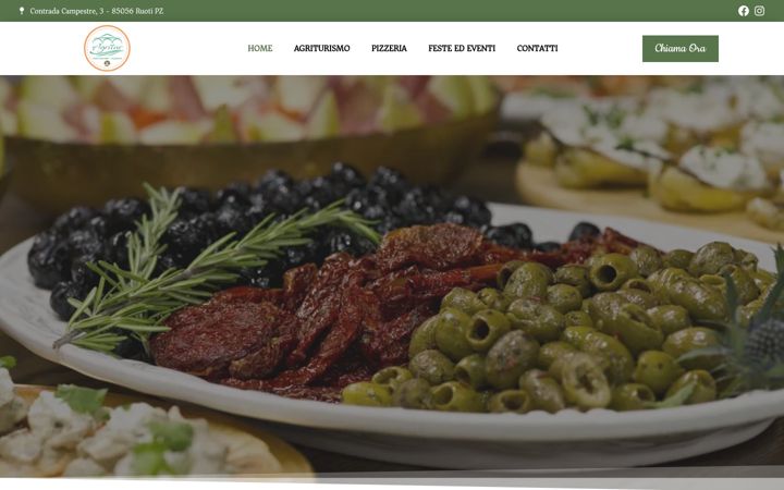 Screenshot of agriturlucia.it